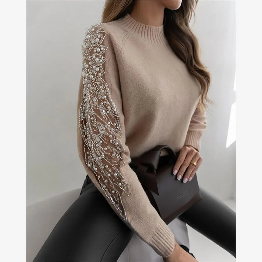 

Свитер крупной вязки Lazy Sle, вязаный, с элементами пэчворка, прямого кроя, удлиненный, утепленный, зимний, в уличном стиле