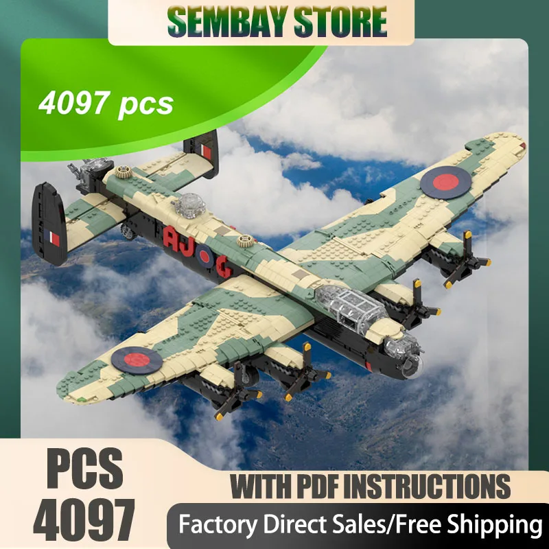 

Модель истребителя Moc, строительные кирпичи, модульная модель бомбардировщика, технологические блоки, рождественские игрушки «сделай сам», строительные подарки