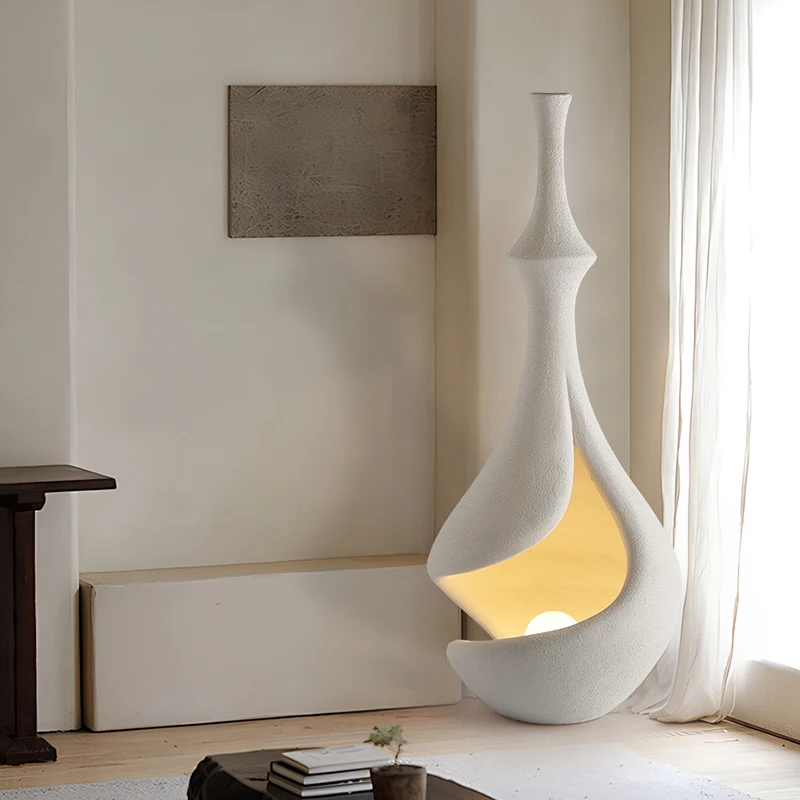 

Japanese Wabi Sabi Floor Lamps Living Room Sofaside Bedroom Study Design Sense Dressing Room Balcony Dining Hall Standing Lights
