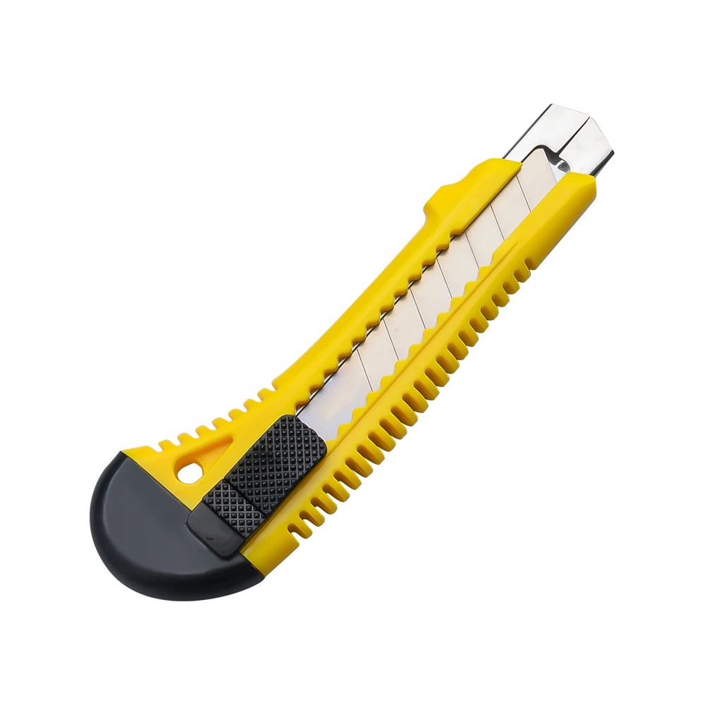 Trimming Knife 18mm Blade Retractable with Lock Back Box Cutter Opener School Office Student DIY Stationery Tool Utility Knifes