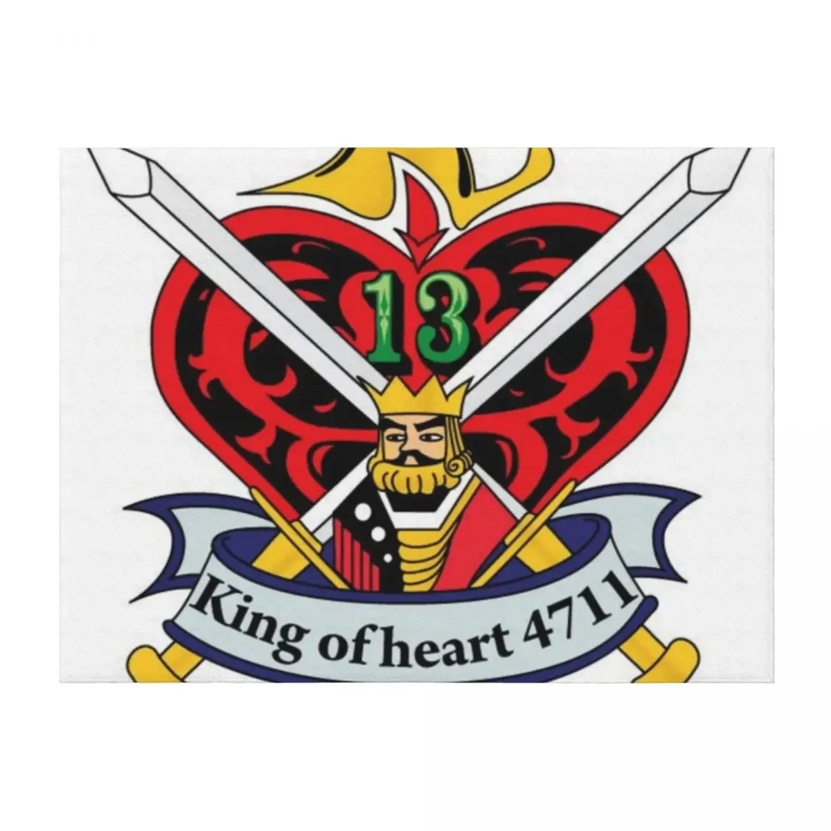 

The king of heart Throw Blanket Furrys Flannel Bed covers Polar Blankets