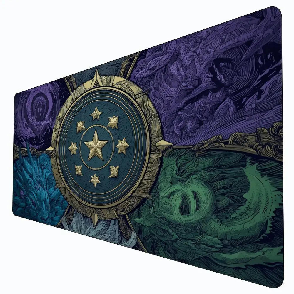 

Таинственный значок с рунами, MTG Playmat, волшебная карта, боевой коврик, нескользящий, прочный, 35X60 см, игровой коврик Commander, Tapete Magic mtg