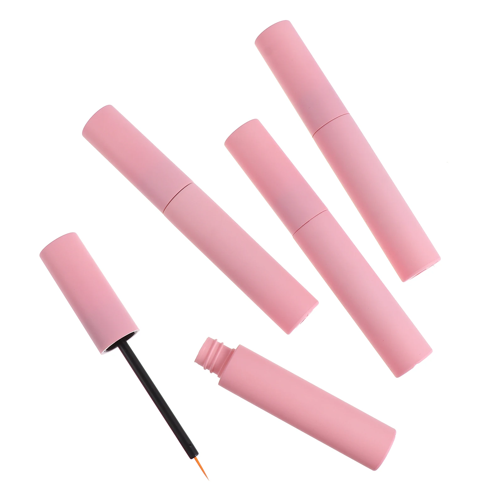 

10 pcs 10ml Pink Eyeliner Brush Empty Tubes Portable Mascara Containers Refillable Eyelash Cream Bottles Growth Serum Storage