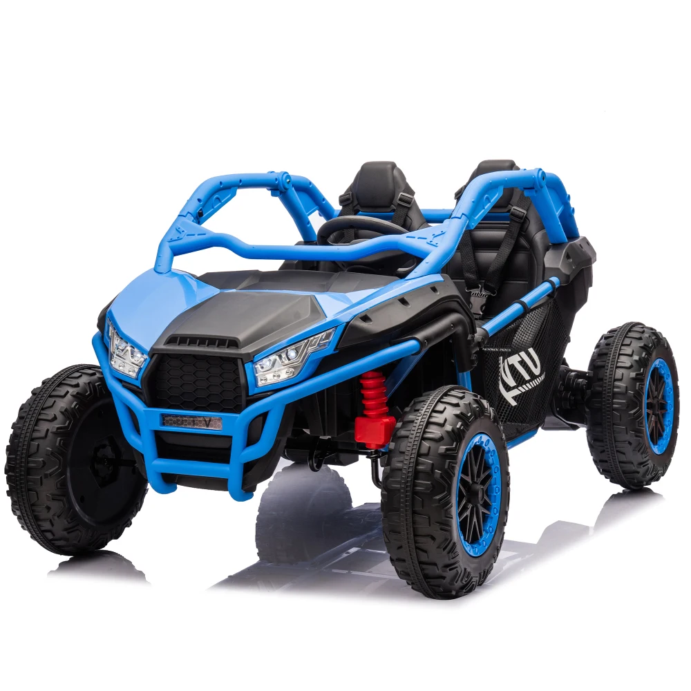 24-V-Zweisitz-UTV für Kinder zum Aufsitzen, 20-Zoll-Sitzbreite, 400 W Super Power, geeignet für Kinder ab 3 Jahren. Elektroauto für Kinder