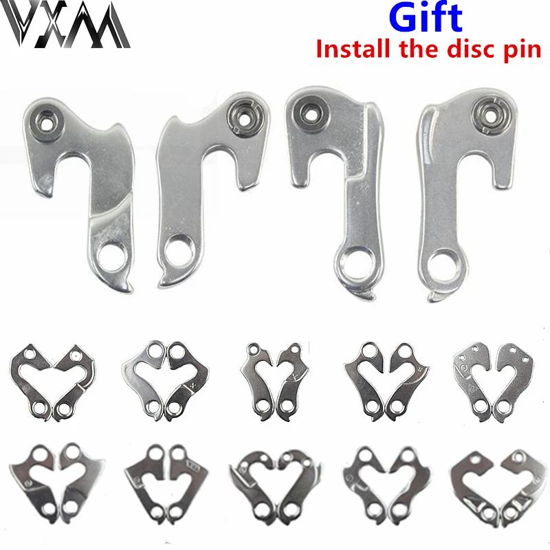 

VXM Universal Alloy Rear Derailer Hook, Racing Mountain Bike Frame, Gear Tail Hook Parts Installation, MTB Road Bike, HOT, 1-20