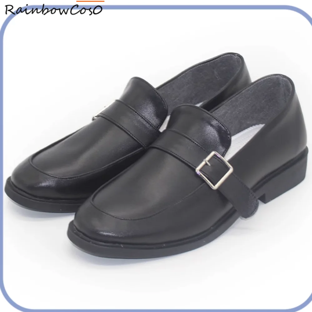 Nikaidou Hiro 마법 소녀 마녀 재판 코스프레 신발 부츠 게임 애니메이션 할로윈 크리스마스 RainbowCos0 W5505