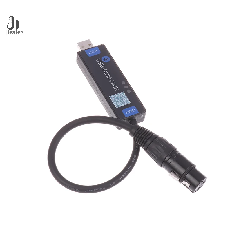1PC USB-RMD-DMX 모바일 앱 DMX 다이얼러 무대 조명 무선 블루투스 DMX 컨트롤러 도구는 Android 장치만 지원합니다.