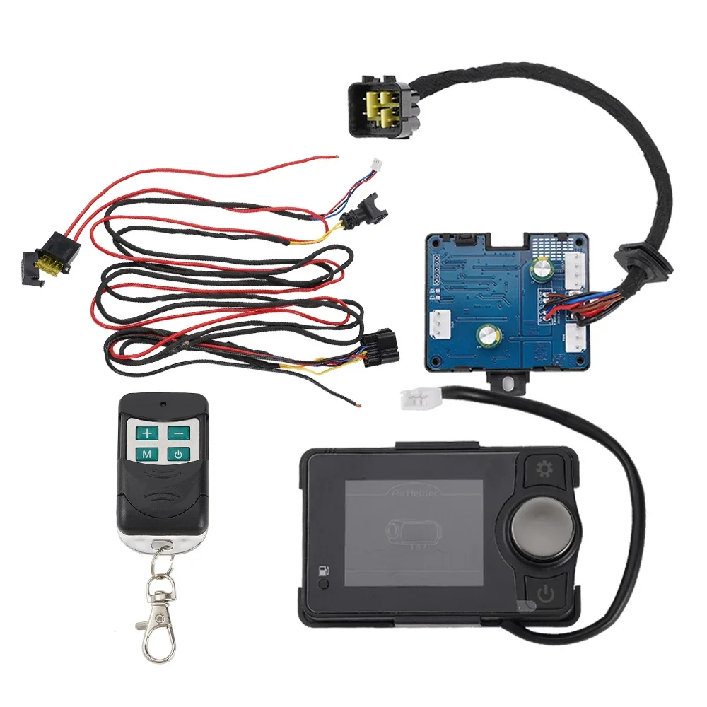 

12V&24V 5KW Auto Air Diesel Parking Heater Accessory Set Bluetooth Motherboard/ Switch / Remote Control / Wiring Harness
