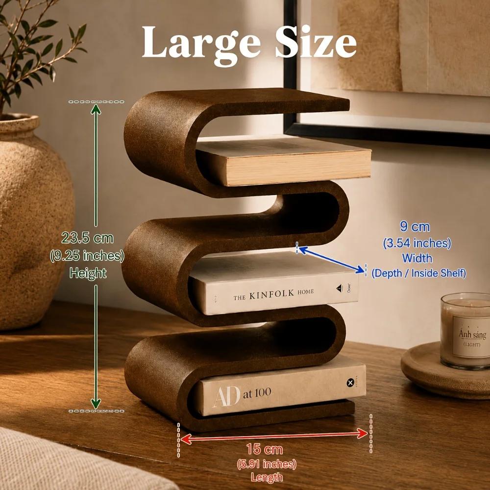 Modern Sculptural Bookshelf 3D - огляд і ціна Home Decor Catalog