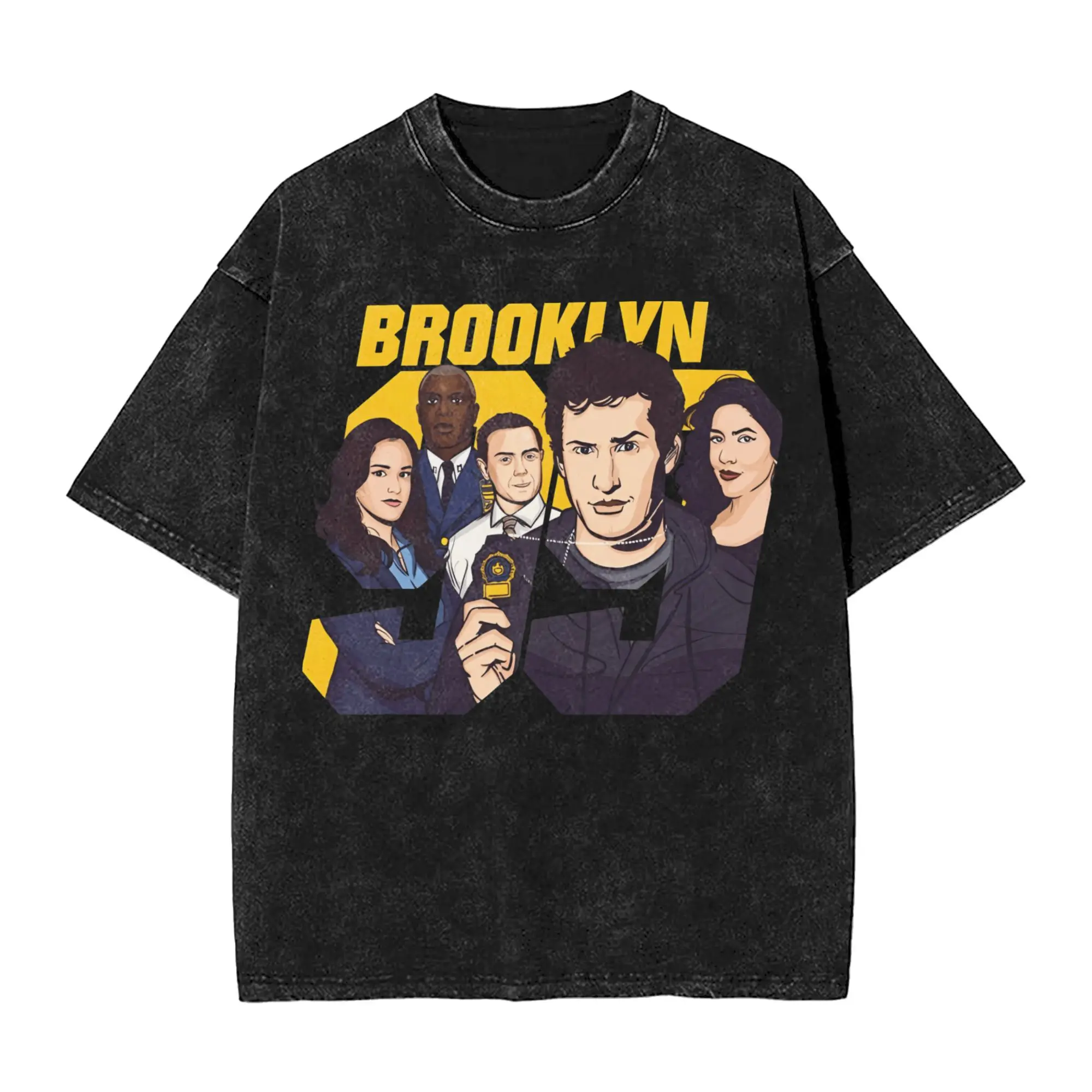 Camisetas Brooklyn 99 para hombre, camisetas de la serie de televisión, camiseta divertida de manga corta Y2K de verano, camiseta holgada Hipster con cuello redondo, gran oferta