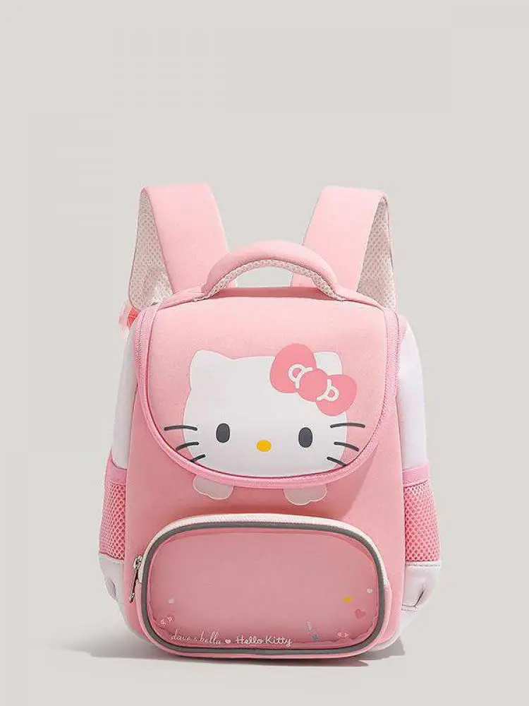 Miniso Sanrio Różowy Młodzieżowy Dziewczęcy Plecak Szkolny Kobieta Japoński Styl Śliczne Hello Kitty Plecaki Małe Mini Dziecięce Torby Szkolne Y2k