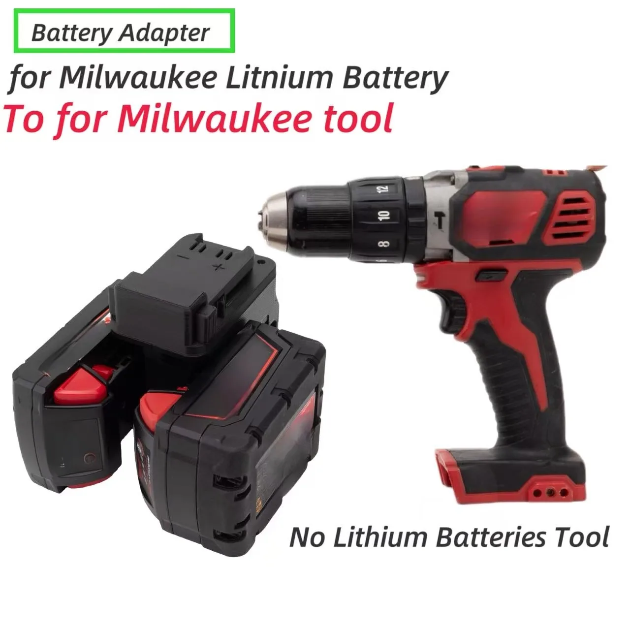 

Двойной адаптер аккумулятора для аккумулятора Milwaukee 18 В для использования Milwaukee Tool 18 В - от 3Dominion