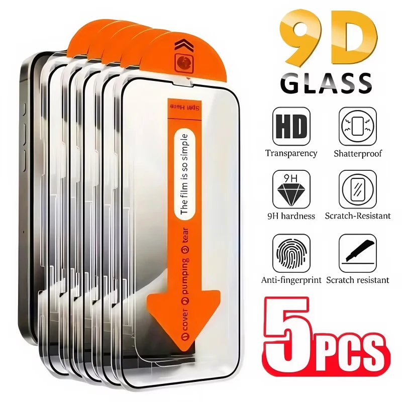 Protecteur d'écran HD pour Samsung A57 A17 A16 A56 5G A55 A36 A35 A26 A24 A15 A14 A13 A12 A71 A72 A73, verre facile à installer, sans poussière