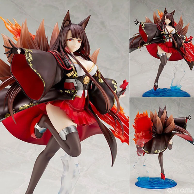 26cm Boxed Game Azur Lane Akagi Pvc Action Figure Anime Sexy Girl Figures Collection Model Toys Figurine Doll Gift Model Doll