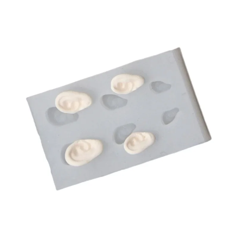 Universal Use Ear Silicone Mould Pottery Clay Ear DIY Light Clay Molds