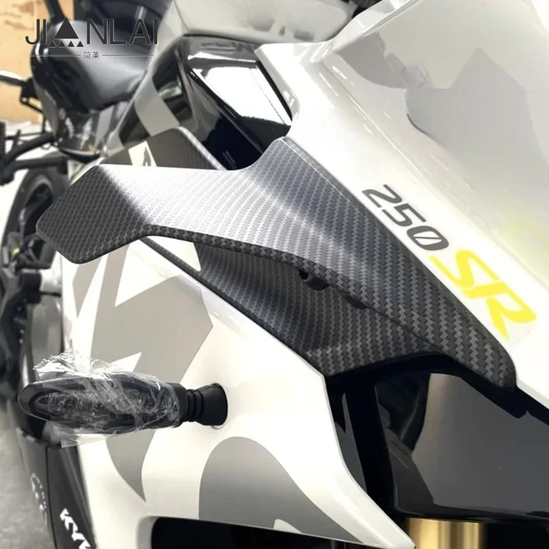 

For CFMOTO CF250SR 300SR motorcycle parts, side downforce bare spoiler fixed wing fairing accessories
