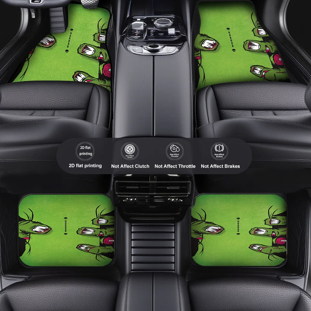 

Easy to Put Together And Take Apart - Luxurious And Cozy Crystal Velvet Floor Mats for Vehicles - [Stylish Minimalist Designs