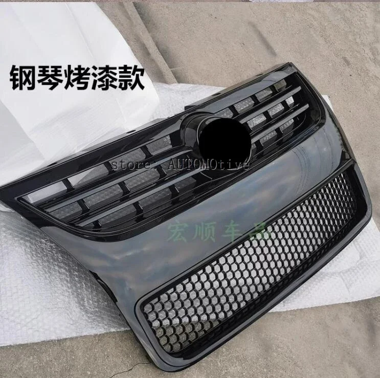 2008-2010 black For Volkswagen VW Touareg ABS Chrome Honey Bumper Mesh Grille ,Front Car Grill Grills