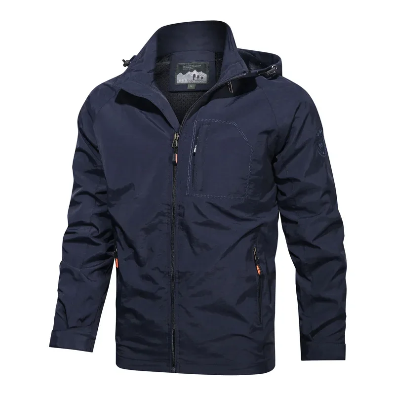 

Massgorule Men Waterproof Camping Tactical Jacket Fishing Hiking Outdoor Raincoat Windbreaker Breathable Hunting Tactical Jacket