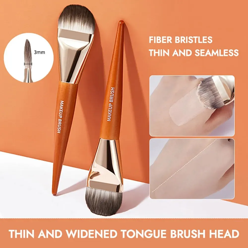 Hot Sale Flat Head Makeup Brush GECOMO Foundation Brush Quickly Apply Foundation Makeup