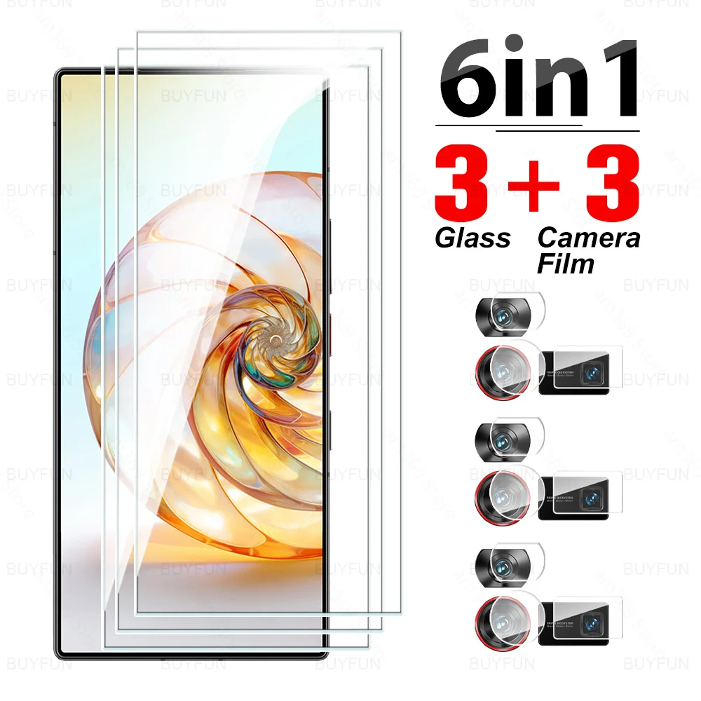 6in1 Tempered Glass For ZTE nubia Z60 Ultra 5G Screen Protector NubiaZ60 Z 60 60Z Ultra Z60Ultra 2023 Camera Lens Film 6.8inch