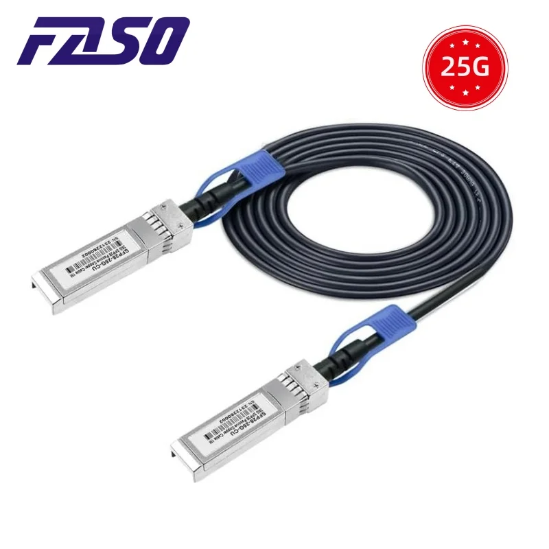 25Gb SFP28 DAC Cable 10G SFP+ Passive Direct Attach Copper Twinax DAC Cables 0.5-10m For Cisco/MikroTik/Ubiquiti/TP-Link Switch