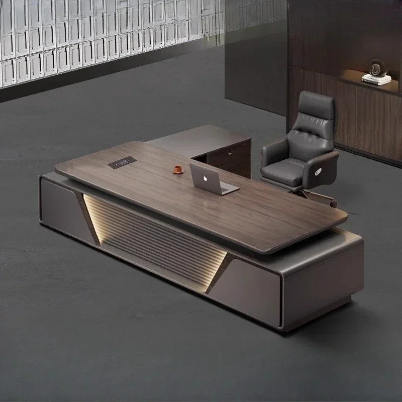 

Mid Century Executive Desk Accessories Luxury L Shaped OfficeDesks Home Office Writing Desk Modern Computer Desks With Drawers