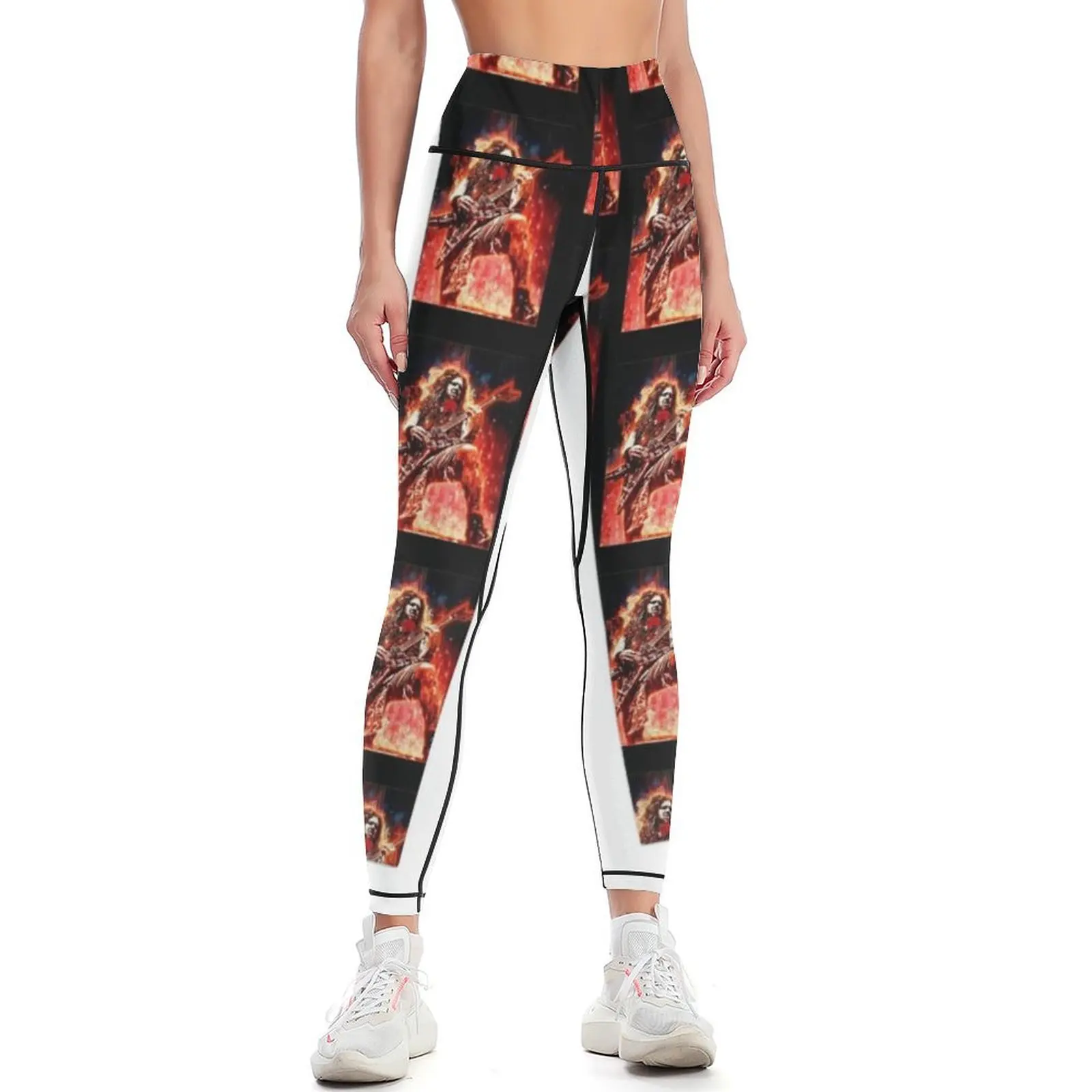 

Darrell Guitar Legends Leggings sports for push up fitness set gym Women's high waist legings for fitness Womens Leggings