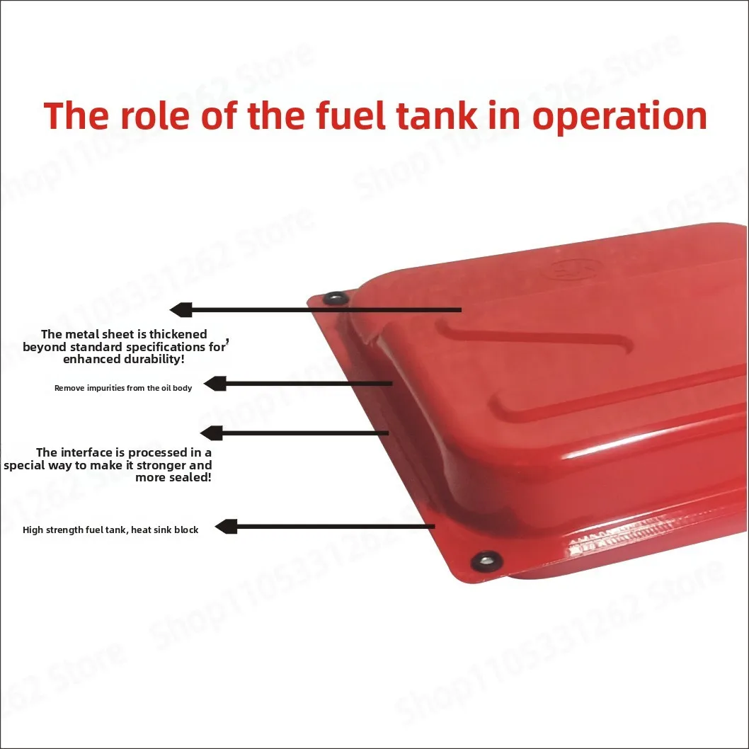 Fuel Tank Assembly for Diesel Generator 3KW 5KW 8KW, Generator Oil Tank Replacement for Engine