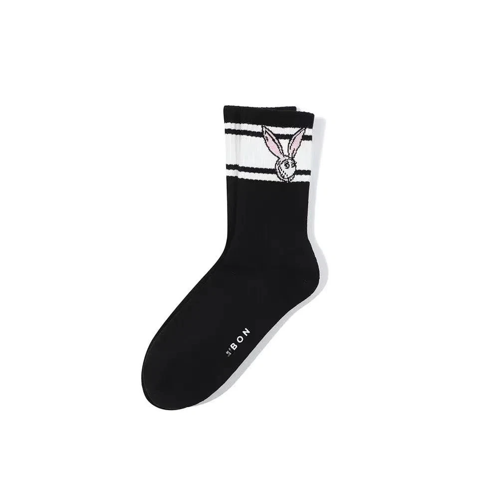 Chaussettes de golf à semelle intermédiaire rayée pour hommes et femmes, chaussettes en pur coton, chaussettes à la mode et à la mode, haute qualité