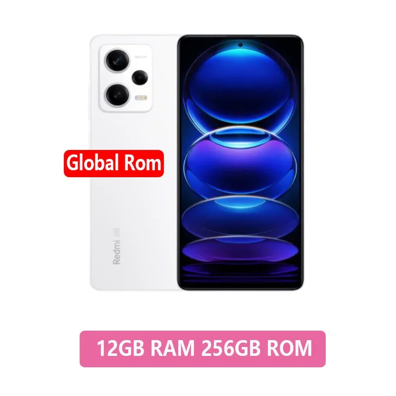 Global Rom Xiaomi Redmi Note 12 Pro 5G Smartphone 5000mAh Battery MTK Dimensity 1080 Octa Core 67W Fast Charge 50MP Camera