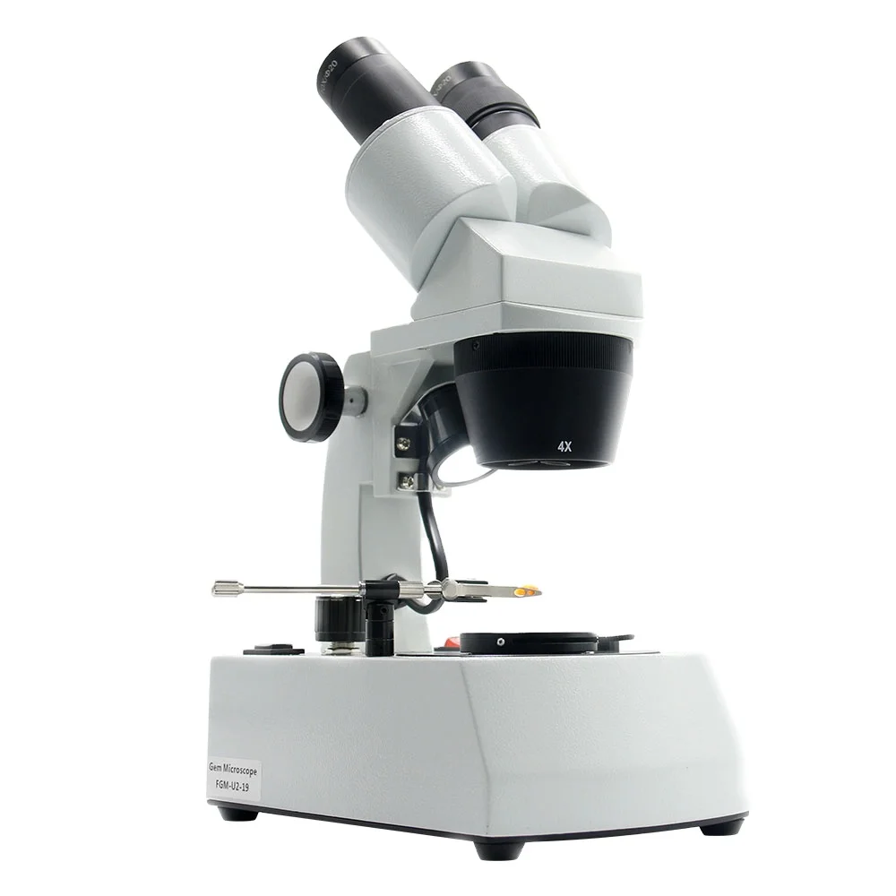 FGM-U2-19 Gemological & Jewelry Binocular Microscope Straight Arm Type Gem Microscope