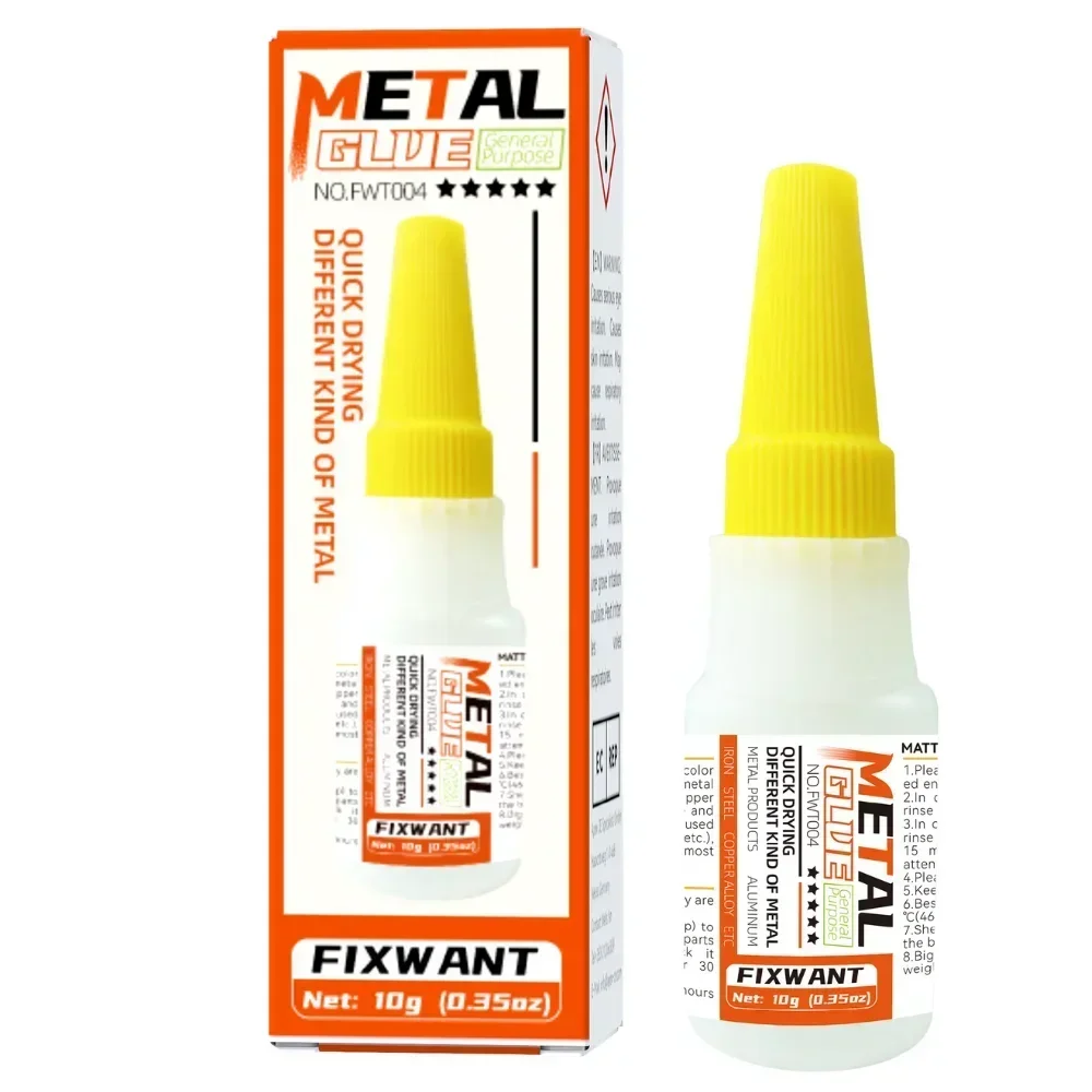 FIXWANT High Strength General All Purpose High Temperature Resistant Super Glue Metal Casting Repair Glue