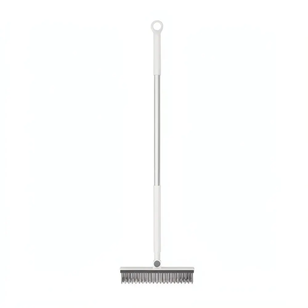 V Shape Long Handle Floor Scrub Brush For Bathroom Kitchen Tile Grout Cleaning Wall Scrubber Effective Household