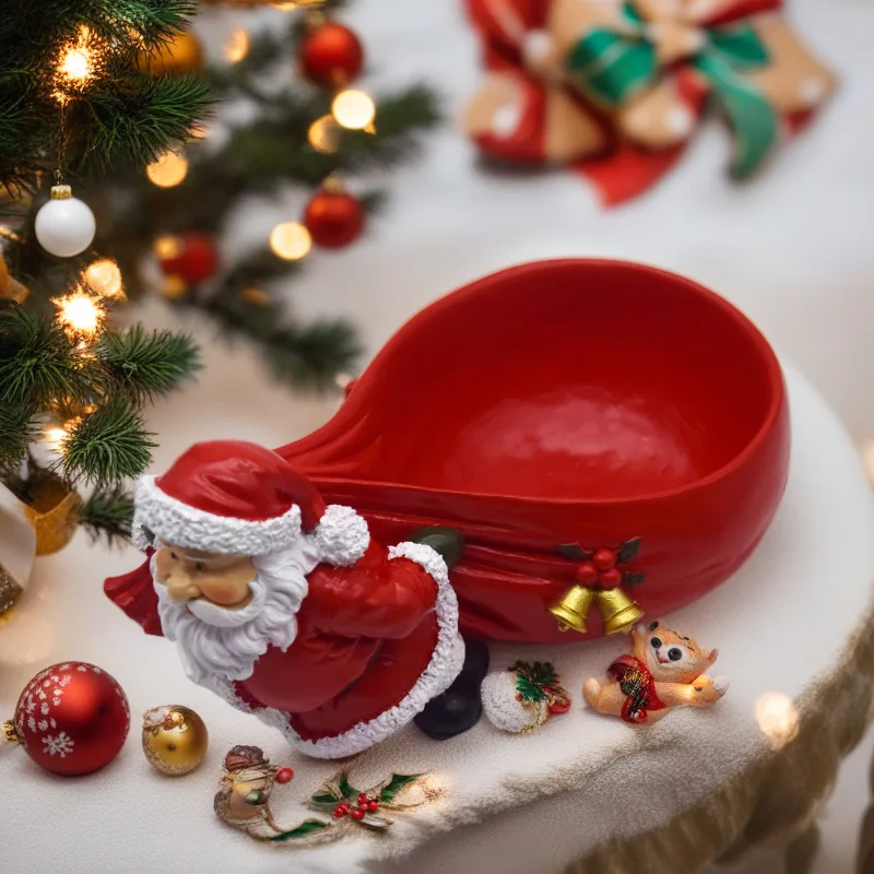 زينة تخزين سانتا كلوز، ترتيب مشهد تزيين نافذة غرفة المعيشة