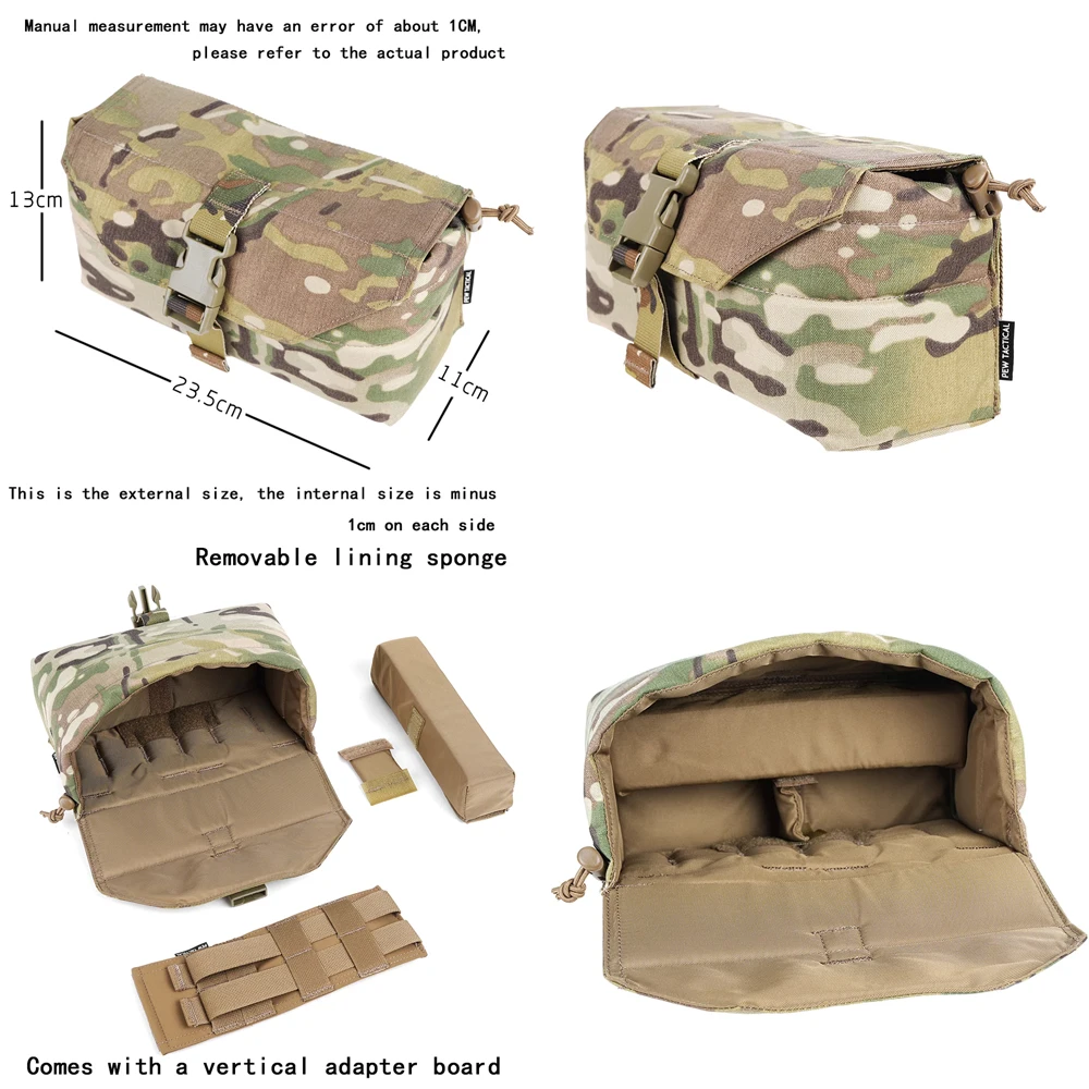 

PEW TACTICAL GPNVG-18 panoramic four eyes night vision device storage bag can be installed vertically