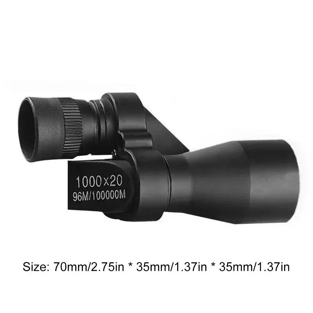Tragbares Mini-Taschenmonokular-Teleskop mit 1000-facher Vergrößerung, 20-mm-Objektiv für Outdoor-Angeln, Jagd, Camping, Beobachtung – Detail 13