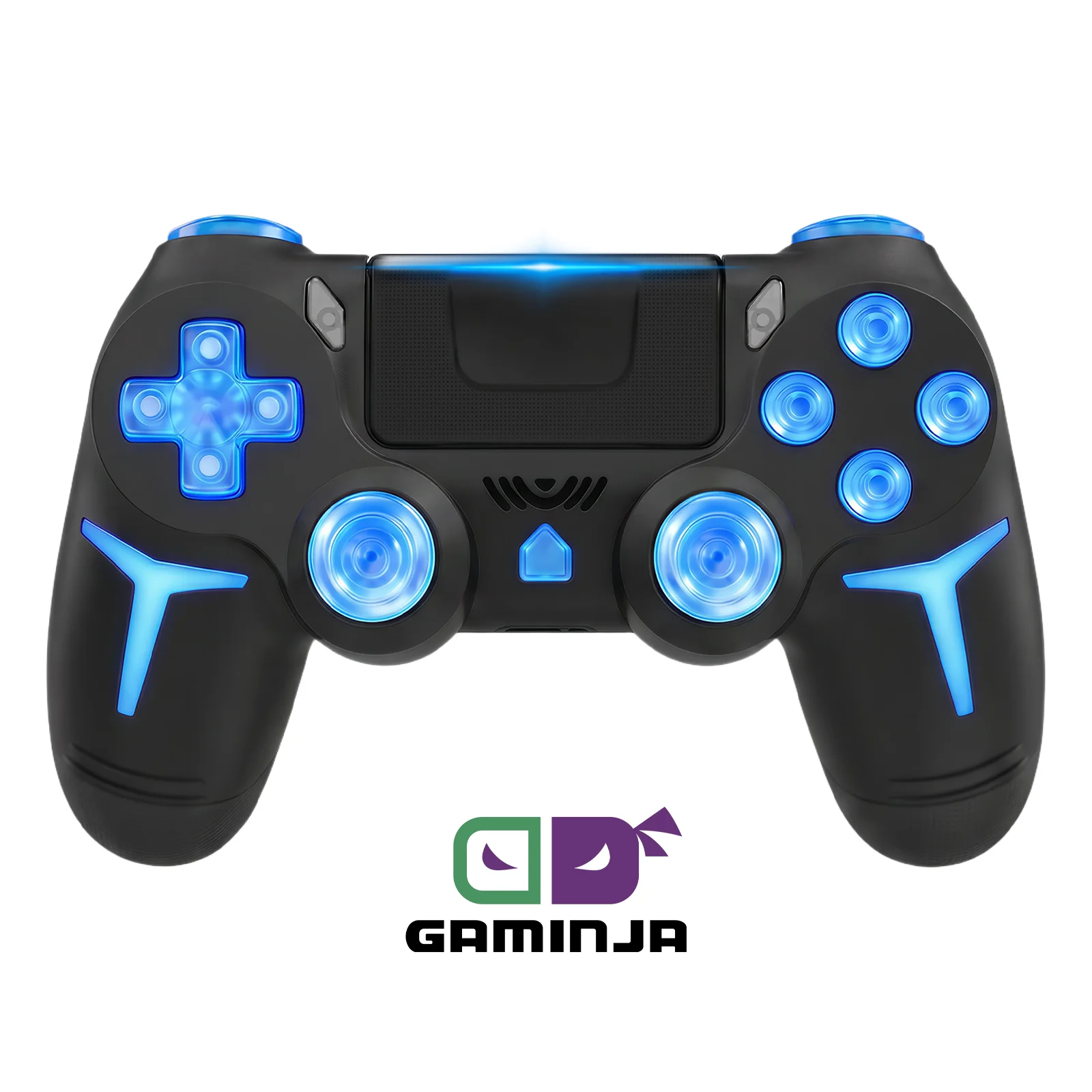 GAMINJA Wireless Gamepad for PS4 PS3 Console Computer PC - 6-Axis