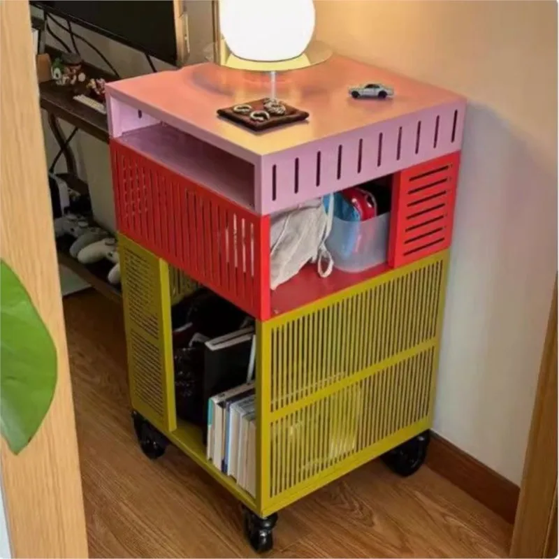 

Dopamine Side Cabinet Mobile Storage Cart Dining Rack Te Samans New Te Mobile Cart Storage Cabinet