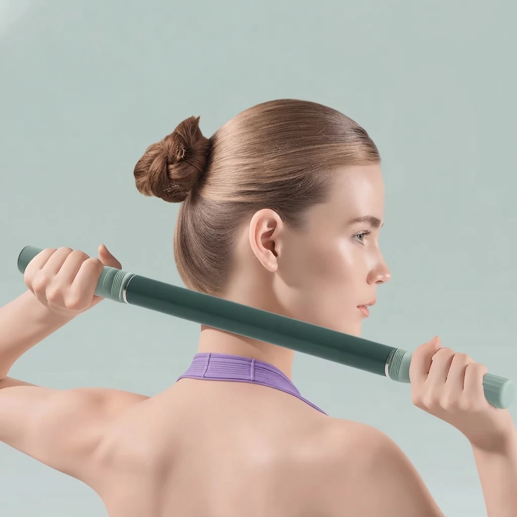 Massage Rod – Compact Deep Tissue Massage Roller Stick – Myofascial Release Tool for Legs, Back, Neck, Arms & Shoulders – Muscle