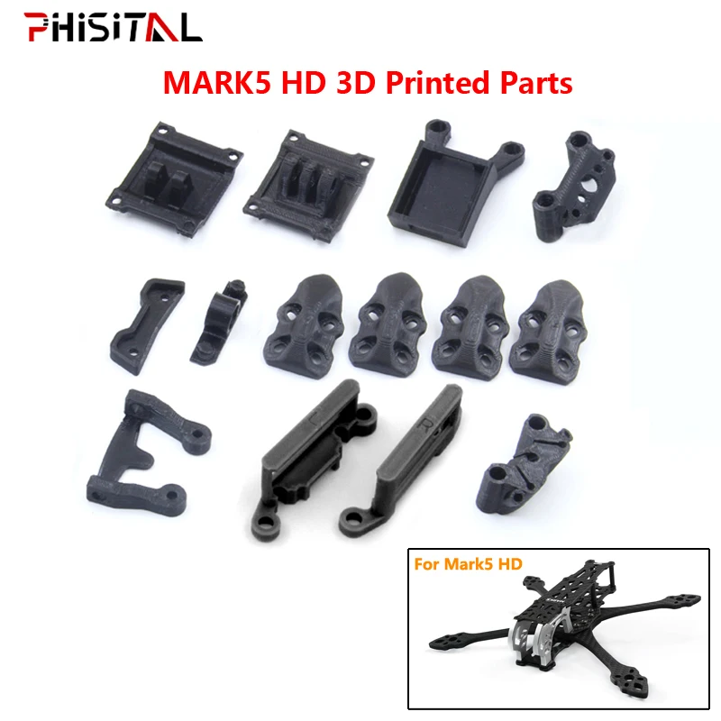 

3D Printed BN-220 GPS Mount TPU Holder T-shaped Antenna Fixed Bracket Seat Replacement parts for FPV Racing Drone Mark5 Frame