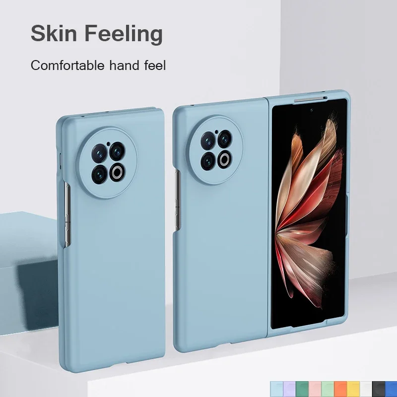 

Candy Color Skin Friendly Matte Case For vivo X Fold2 XFold Fold 2 XFold2 5G 8.03" Slim Hard PC Shockproof Bumper Back Cover