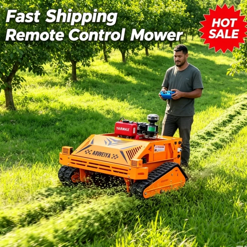 Customized Factory Direct Lawn Mower Robot Zero Turn Lawn Mower High Efficiency For Orchard Lawn