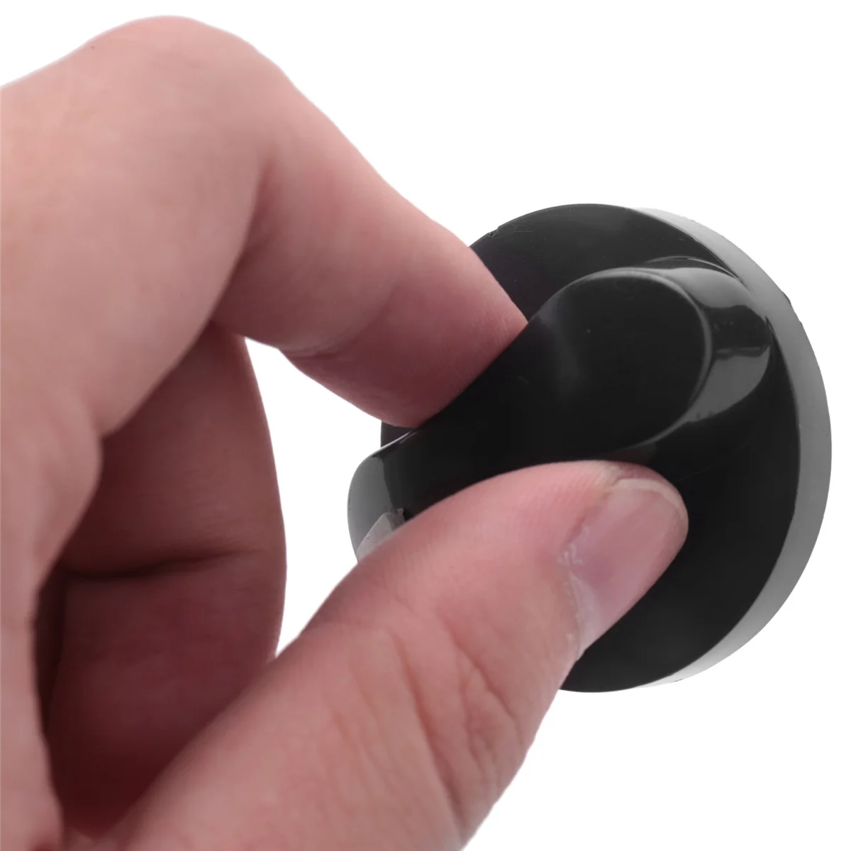 مقبض دوار أسود لموقد غاز المطبخ ، التحكم في الفرن ، البلاستيك