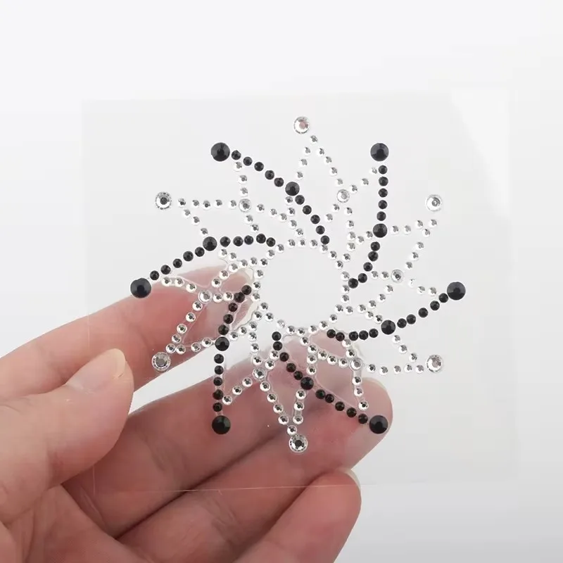 

Sexy Nipple Transparent Self Adhesive Breathable Comfortable Stickers Rhinestone Breast Petals Lingerie Pasties Bras