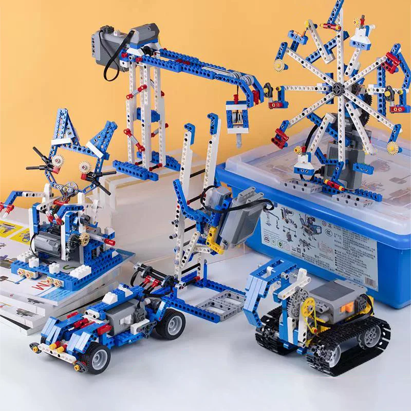 NEW 9686 Technical Parts Programming Educational Set Building Blocks For School Students Power Kids Function Toy Birthday Gift