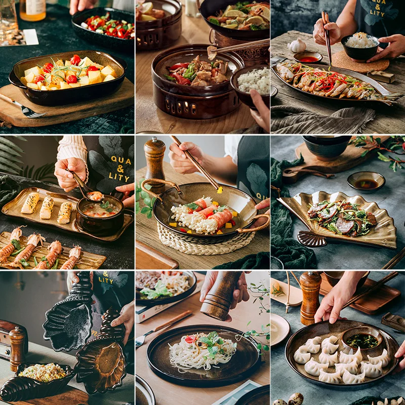 

Henghong Cerc Deep Di Ресторан Quali Миска для лапши Креативная сервировочная тарелка Обеденная посуда для домашнего использования ex