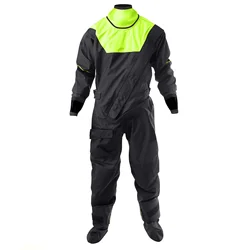 Men's Drysuit, 3-Layer Waterproof, Latex Neck and Cuffs, Kayaking, Scuba Diving, Rafting