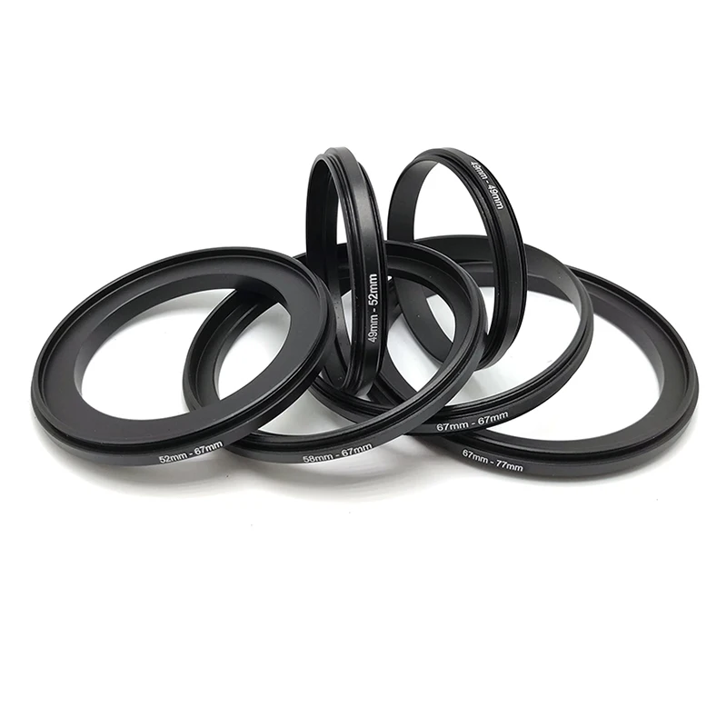 Lens Adapter Ring Male to Male Screw Thread Adapter 52-52 52-55 52-58 52-62 52-67 58mm Macro Photography Mount ring Adapter Ring