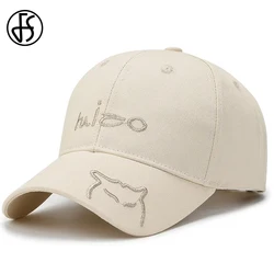 FS, Gorras de béisbol con estilo de color caqui y rosa para Hombre, gorra de algodón para invierno para mujer, gorra Snapback de Hip Hop, ropa de calle, gorras de camionero, Gorra para Hombre